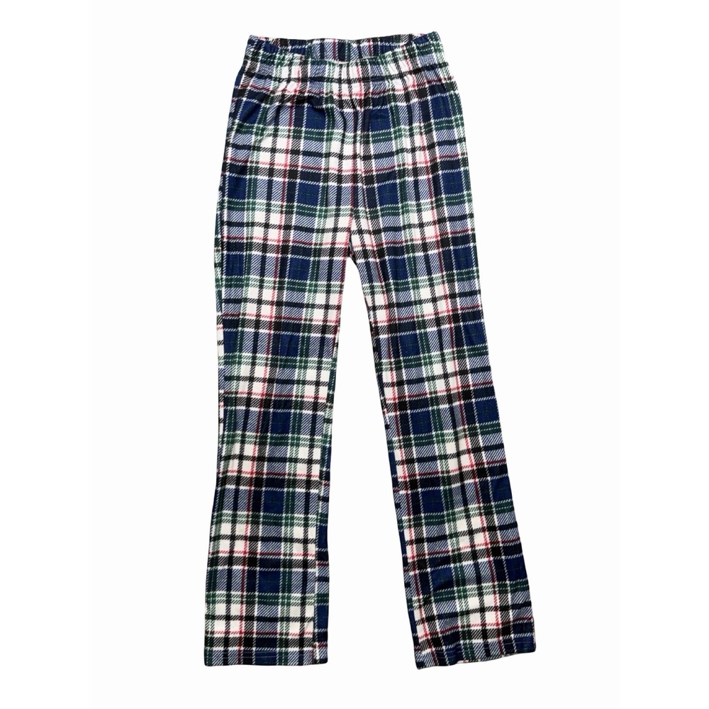Sleep On It Kids Plaid Fleece Pajama Pants Size M (8/10)
